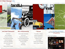 Tablet Screenshot of ciwebstudio.com